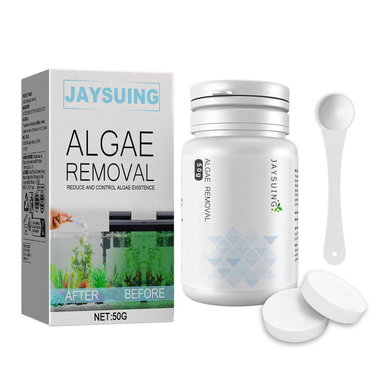 

150/50 г Аквариумный водный чистящий порошок Ингибитор водорослей Удаляет водоросли Стеклянный аквариум Очищает качество воды Удаляет мох из пруда 1pcs