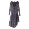 Spring 2025 Women's Slim Casual Plaid Pleated Backless Dress