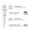 4-in-1 Waterproof Electric Facial Cleansing Brush with Deep Pore Cleansing and Silicone Massager