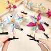 Playful Hair Clips with Spinning Windmills Sweet Charm Hairpin for Children
