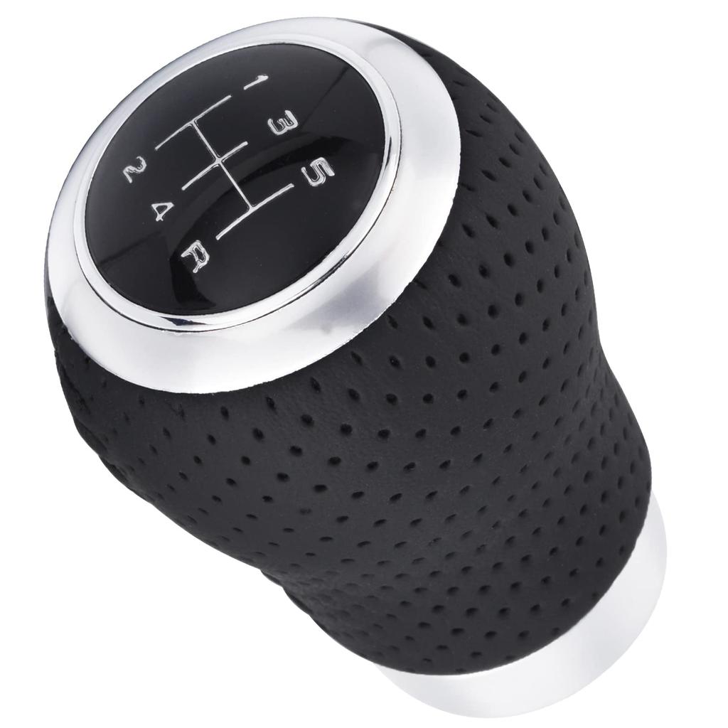 Arenbel Shift Knob 5 Speed PU Gear Shifting Stick Shifter Knob Manual Auto Universal Black