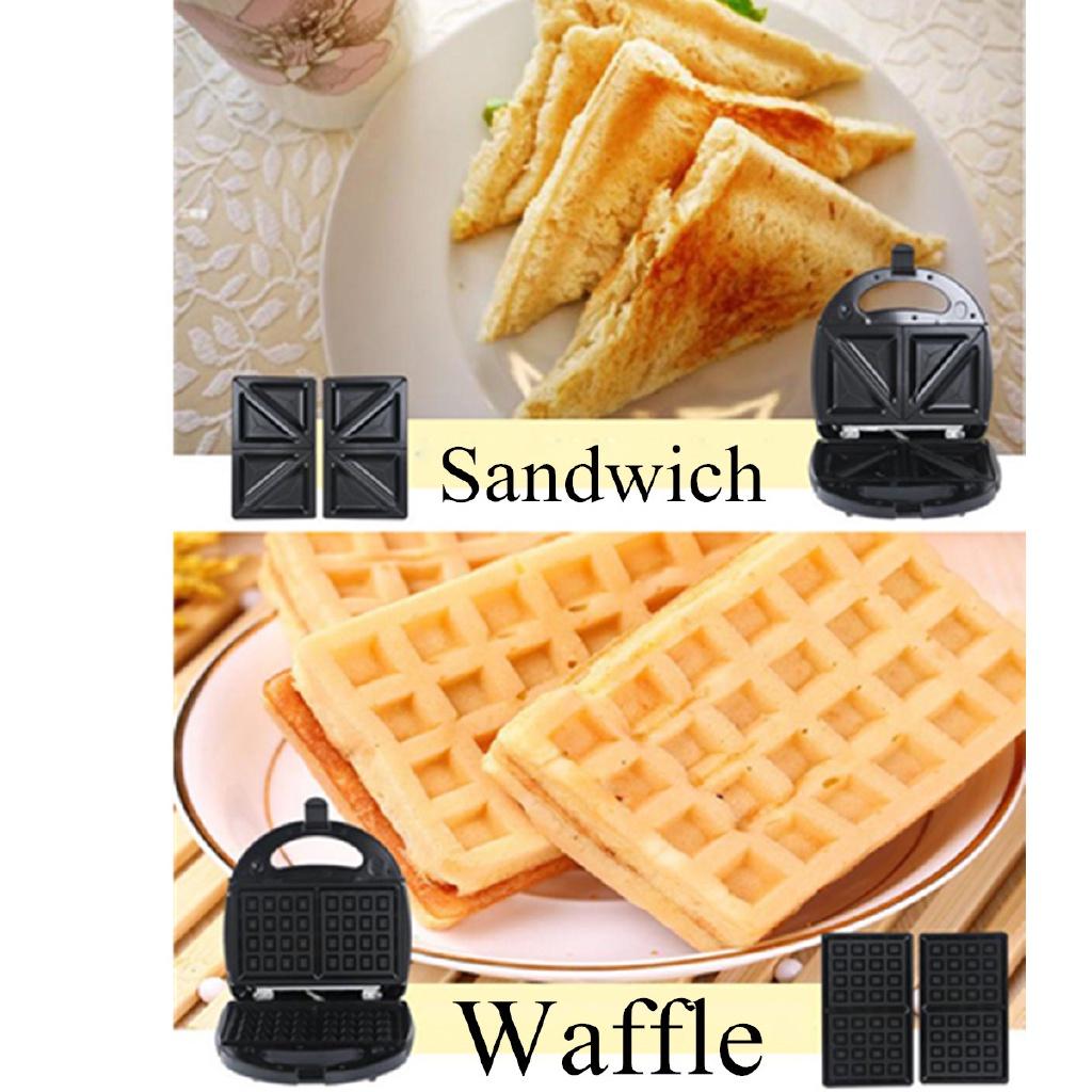 3in1 Non-stick Griddle Egg Cake Oven Breakfast Maker Waffles Maker Sandwich/Panini/ Waffle/ BBQ/Pizza/ Pancake Machine