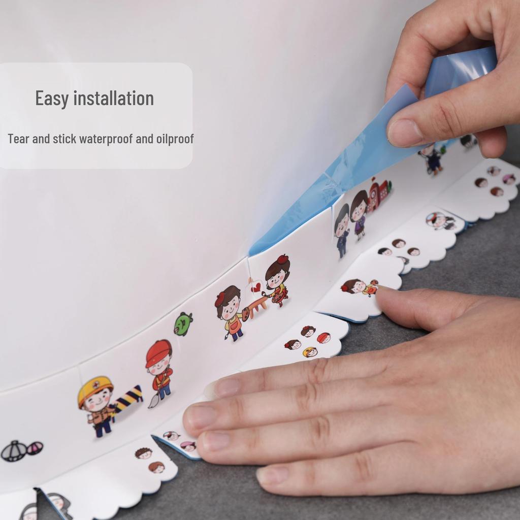 Waterproof Self-Adhesive Corner Sealing Sticker for Bathroom and Kitchen