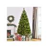 Sapin de Noël artificiel HOMCOM 210 cm avec 505 branches et support métallique adapté à une utilisation en intérieur