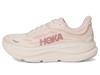 HOKA Bondi 9 Wide Track Field Running Size Greyish Pink x Pale Pink Women's & Shoes, 25.0,