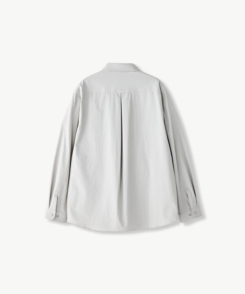 Stco [Rnw] Ripstop Shacket Jumper Light Gray (Semi-Oversized Fit)_Swjva02Ns0