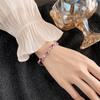 Jewelry Retro Simulation Corundum Light Luxury Full Diamond Bracelet Jewelry Female Main Stone 7 * 7-5 * 7