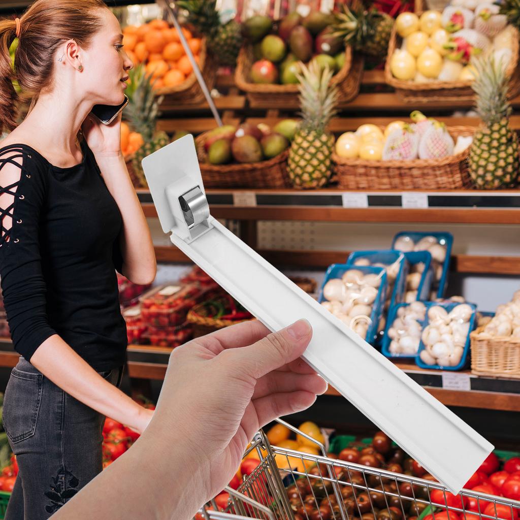 Automatic Shelf Pusher Tray with Guide Rails for Supermarket Convenience Store Display Drink Can Beverage Organizer Fast Sliding