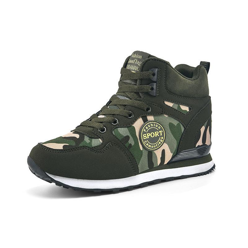 

Spring plus size running sneakers fashion trend student casual shoes outdoor canvas camouflage training 42 камуфляжний