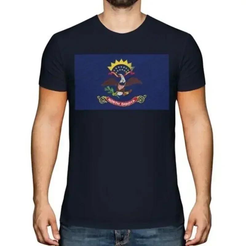 North Dakota State Scroll Unisexs Flag Tshirt Gift