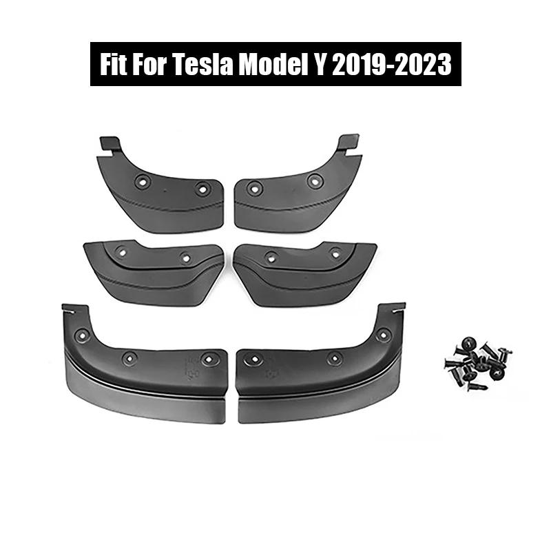 

Подходит для Tesla Model Y 2019 2020 2024 2024 2024 Авто Передние, задние крылья Модификация Автомобильные аксессуары 6 шт./компл. Комплект крыльев