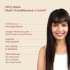 Nat Habit Hibiscus Navdha Shampoo 250ML Conditioner 150ML Combo For Dry Frizzy Hair With Natural Ayurvedic Oils For Thick Shiny Hair