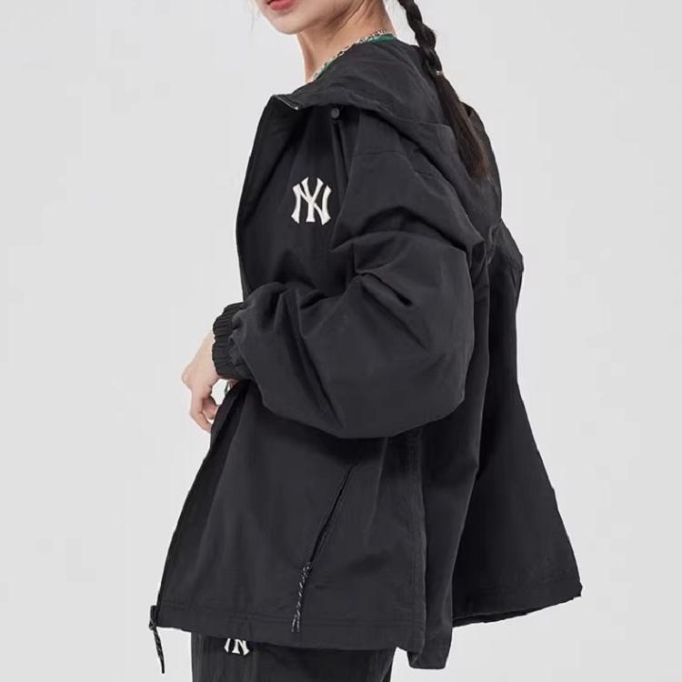 New MLB Jackets Unisex Black 3AWJ01014-50BKS