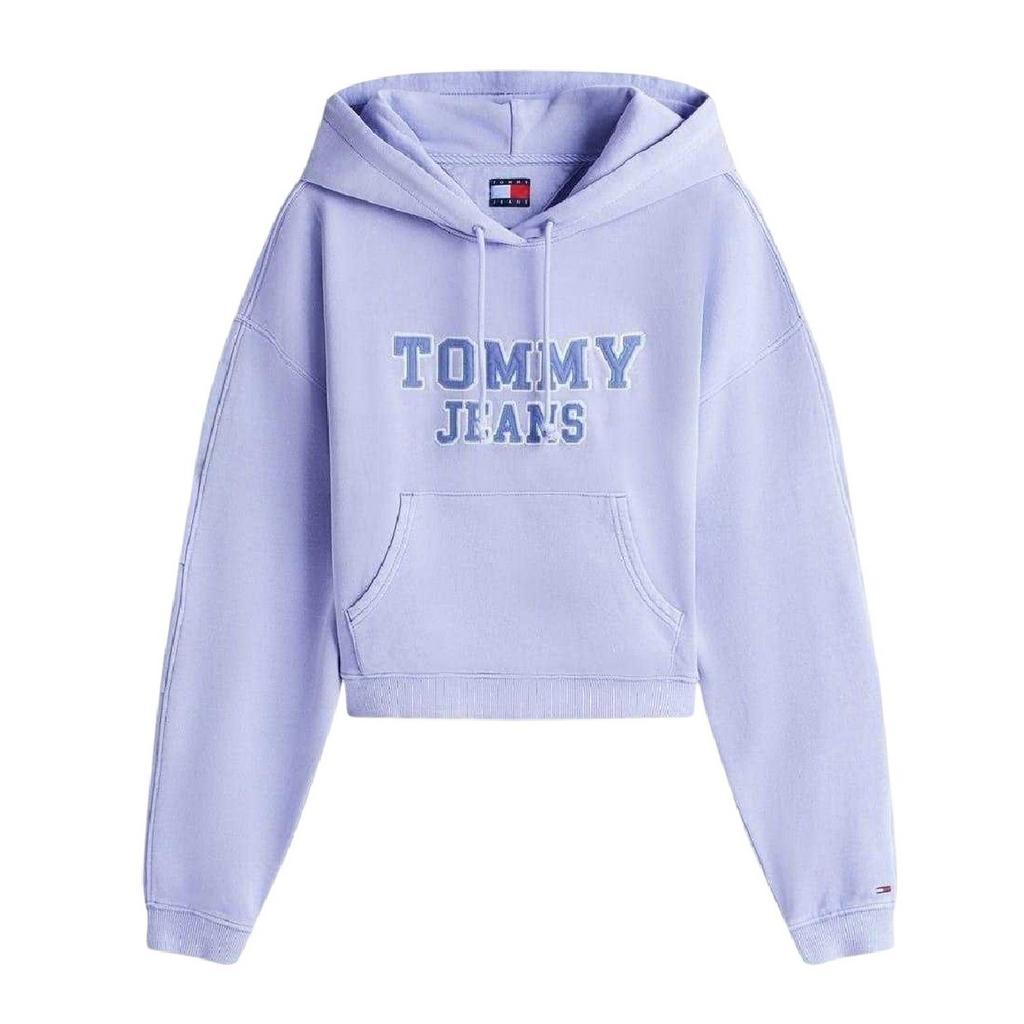 Tommy Jeans Womens/Ladies Varsity Crop Hoodie