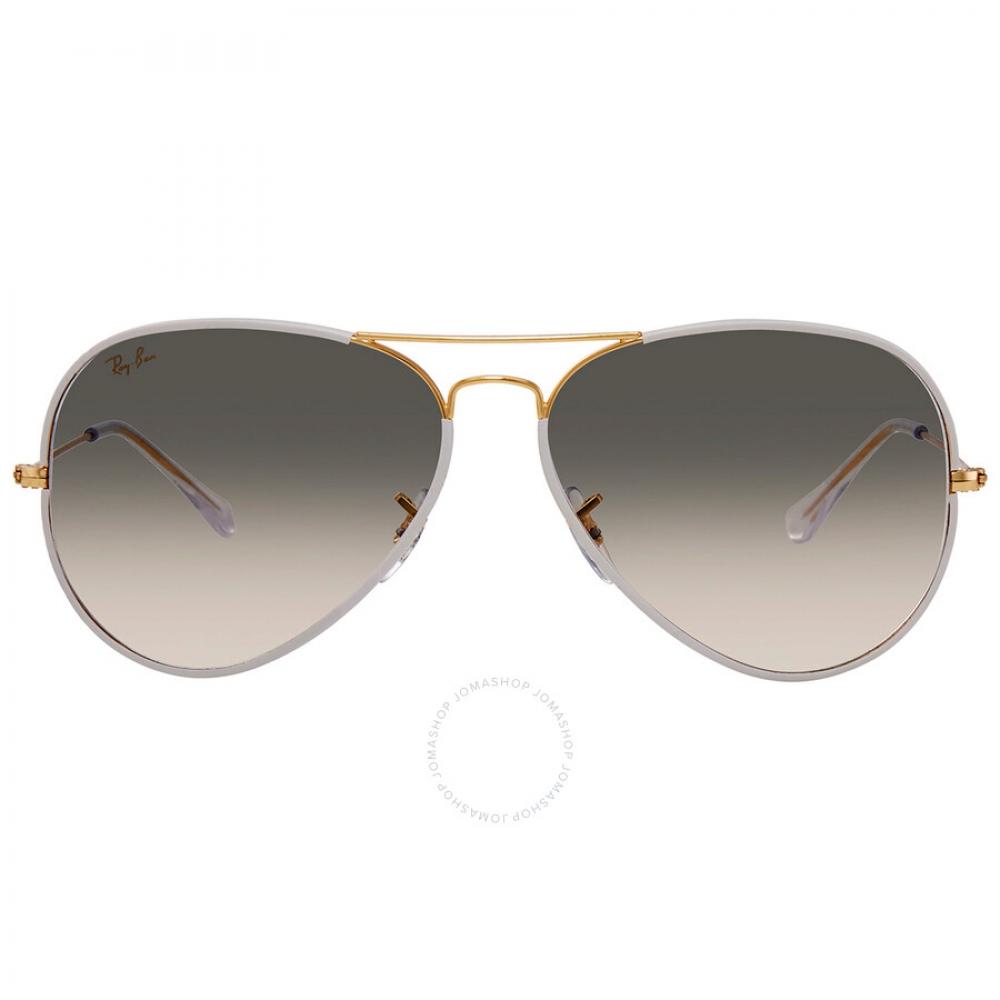 

Ray Ban Light Grey Gradient Aviator Unisex Sunglasses RB3025JM 919632 62