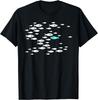 Fische schwimmen gegen den Strom im Meer Geschenk Unisex T-Shirt