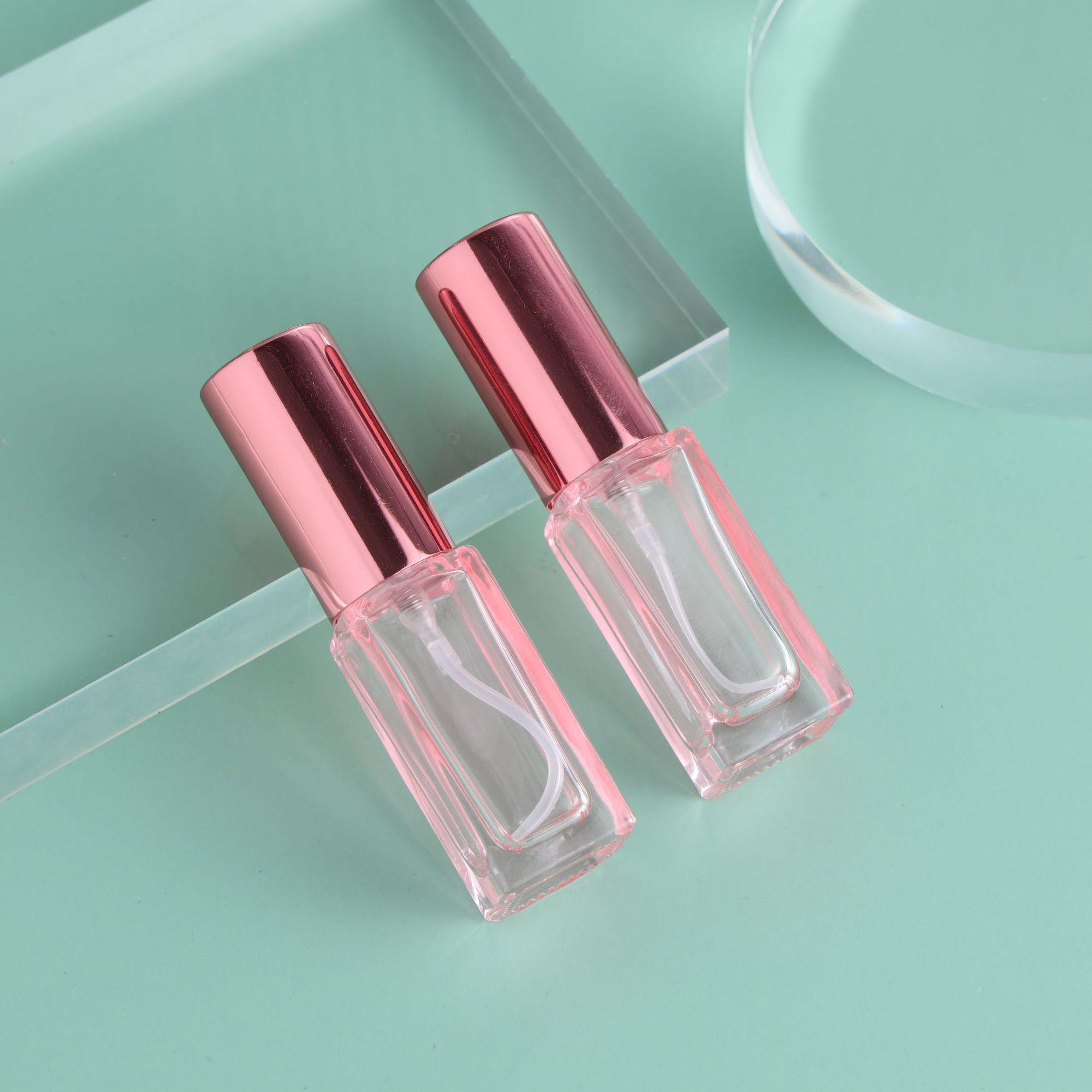 High-End Portable Perfume Spray Bottles: 10ml Glass Decanter & 5ml Mini Empty Bottles for Samples