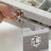 Velvet Jewelry Organizer Box with Clear Lid Dust-Proof Ring and Earring Storage Case for Multiple Pieces