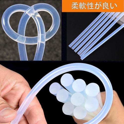 GOOMAND Glue Sticks, Clear, 11mm X 197mm (Pack of 50), for High-Temperature Bond Guns, Strong Adhesion, Quick Drying, Odorless