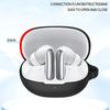 Anti-fall Earbuds Cover with Carabiner Headphone Protective Case for QCY MeloBuds N20