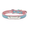 Stainless Steel Iron Lettering Pet Collar Leather Dog Chain Cat with Large  Medium and Small Dog Pet Supplies