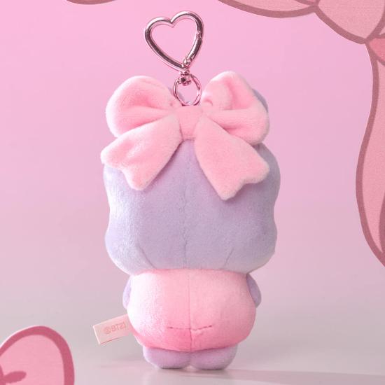 BT21 minini RIBBONED U Edition I LOVE YOU Message Book Plush Key Ring