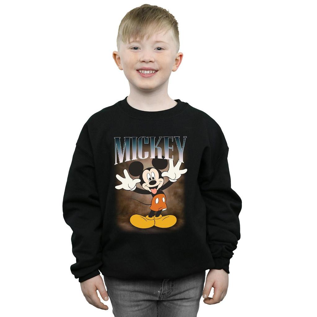Disney Jungen Mickey Mouse Zungenmontage Sweatshirt