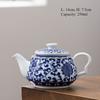 Jingdezhen-modro-bílá porcelánová konvice, čínská čajová souprava Kungfu, domácí keramická konvice na Puer, servisní konvice, roztomilé čajové nádobí