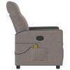 Massage Chair Taupe Fabric