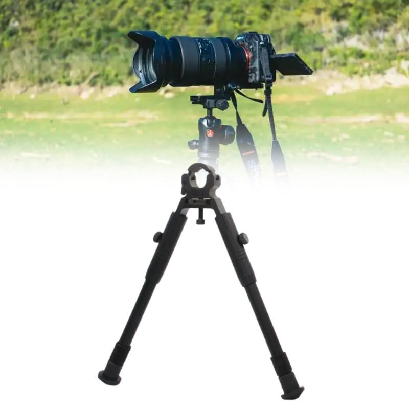 Generic Camera Bipod Aluminum Alloy Compact Support For Outdoor Photography And Telescope Use