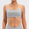 Canotta con reggiseno sportivo a collo alto