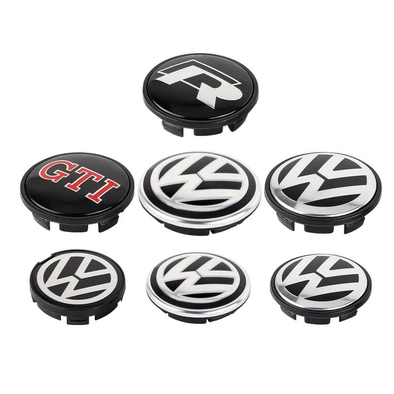 4Pcs Car Styling 56/65/66mm Wheel Center Hub Caps Cover for Volkswagen VW GTI Bora Cross Lavida Polo Golf Beetle Tiguan Scirocco zk1