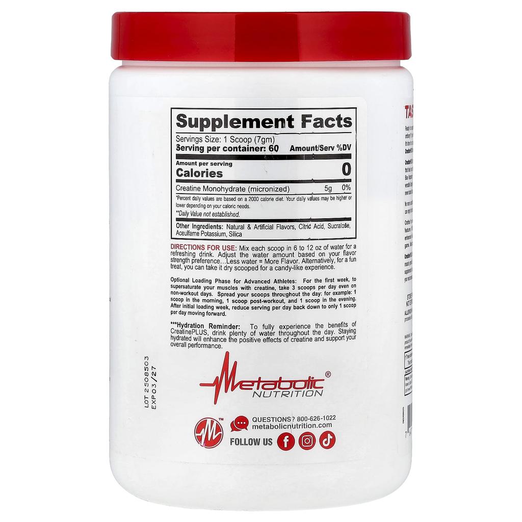 Micronize Creatine™ Plus, Fruit Punch, 420G