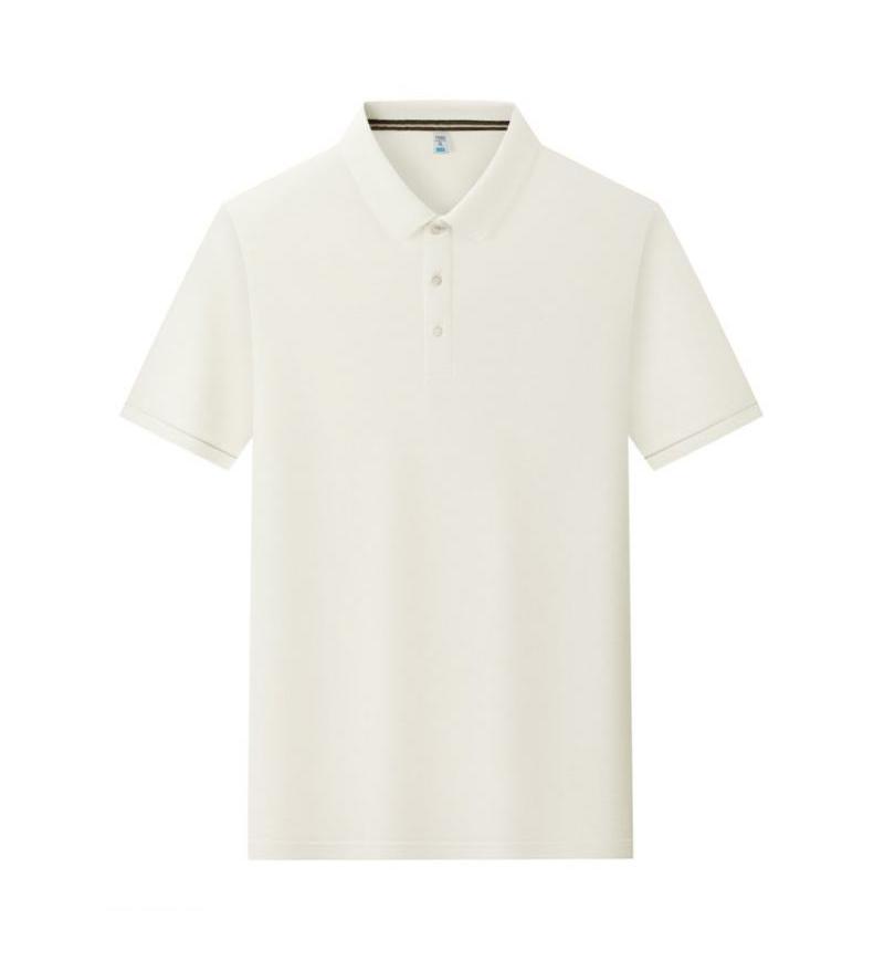 Summer Men's and Women's Lapel Short Sleeve Solid Color T-Shirt YG-688