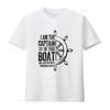 Mens Boating Captain T Shirt I Am The Of This Boat Sailing Skipper Design Vintage Washed Graphic Casual Stylish
