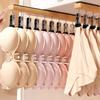 Punch Free Wooden Hats Hanger 8/12 Clips Clothes Drying Rack Wall Mounted Hat Holder  for Home