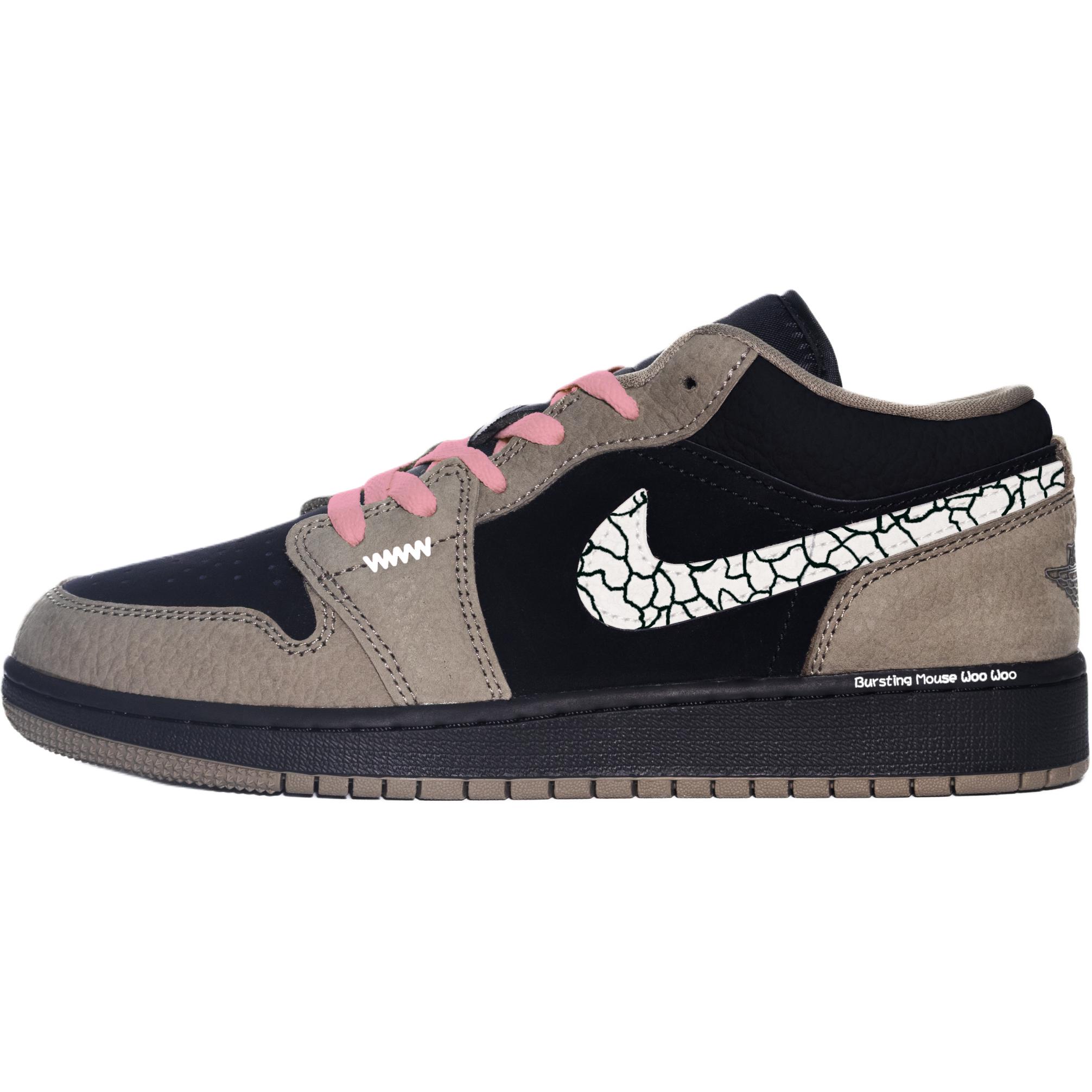 

Jordan Air Jordan 1 Year Of The Horse CNY Monkin Burst Pink, Classic Street, Commute Date, Fashion Versatile Print IB7109-005(Team1050-) 45