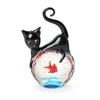 Home Decor Mini Pocket Fish Ornaments Living Room Desktop Glass Fish Black Cat Ornaments  Cute