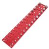 Thread Checker 28 Hole Metric Standard Board Metal Commonly Used Nut Screw Identifier Gauge Red
