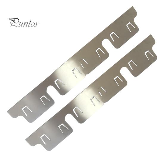 Kitchen Stove Gap Cover 2Pcs Stainless Steel Filler for Oven And Metal Side Protector Countertop Heat Resistant Counter Stovetop Guard Expandable