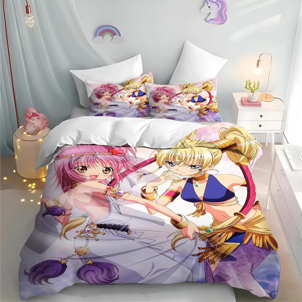 Anime Shugo Chara Star Song Bedding Sets Duvet Cover Set With Pillowcase Twin Full Queen King Bedclothes Bed Linen Home Textile