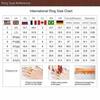 Classic Inlaid Blue CZ Women's Ring Retro Two Color Geometry Daily Wear Party Jewelry Anniversary Gift