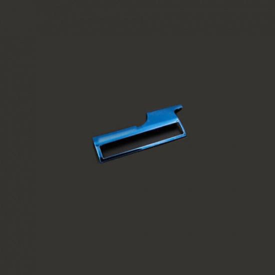 For Toyota Camry 2018- Blue Function Control Headlight Button Frame Titanium