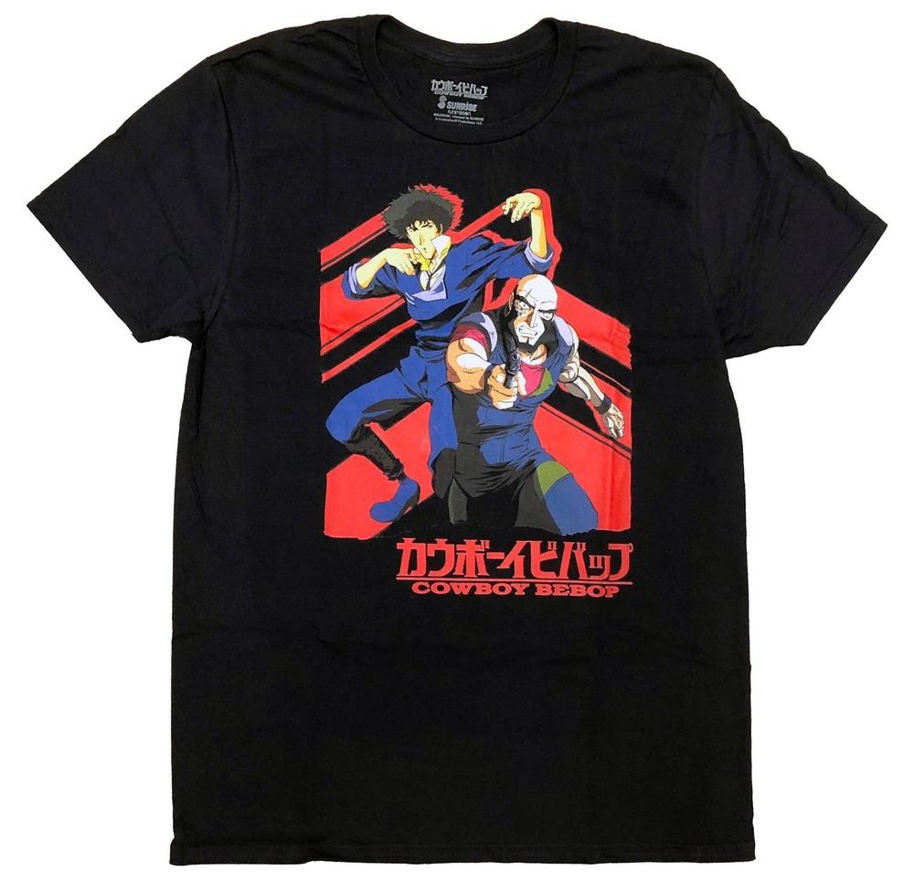 

Cowboy Bebop Jet and Spike Space Opera Anime Adult T-Shirt 3XL