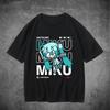 Hatsune Miku Y2k Top Fashion 2026 New Women's T-shirts Casual T-shirts Printed T-shirts Various Sizes Street T-shirts Printed
