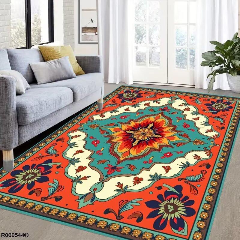 

Retro Persian Bohe Carpet for Living Room Decor Sofa Rug Bedroom Bedside Soft Mats Kitchen Coffee Table Floor Mat Hallway Rug 40X60CM