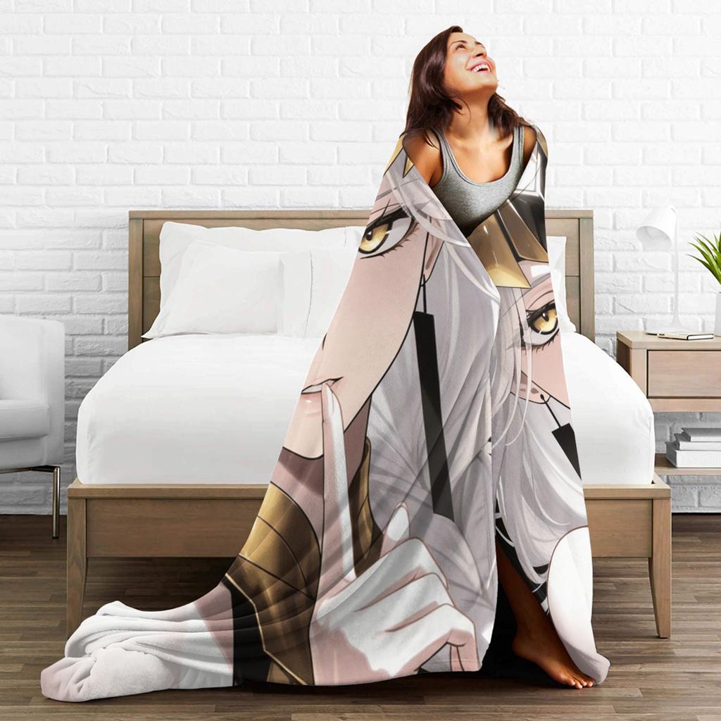 To Be Hero X Plush Blankets Boy Girl Flannel Throw Blanket For Couch Chair Sofa Bed Warm Soft Design Quality Bedspread Gift Idea