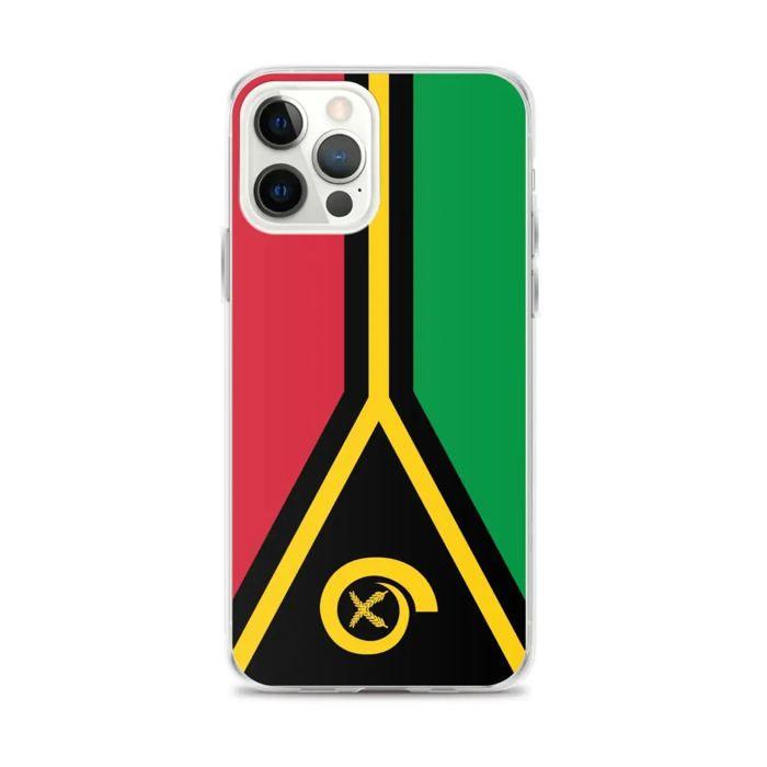 Coque Télephone Drapeau Vanuatu - iPhone 12 Pro Max