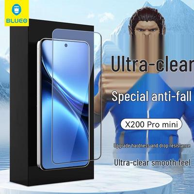 BLUEO Ultra-Clear Tempered Glass Screen Protector for Vivo