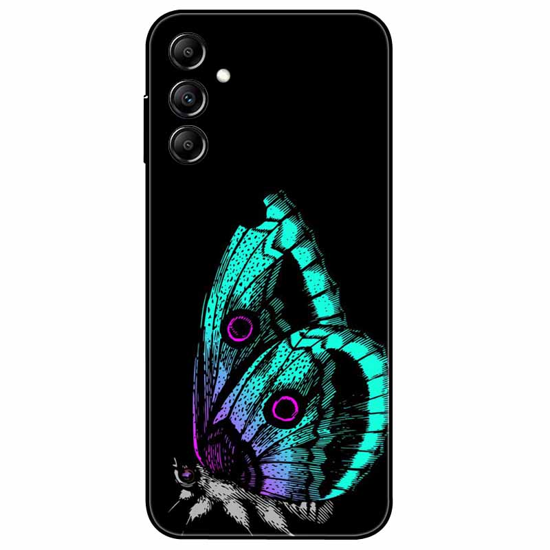 Silicone Phone Case For Samsung Galaxy A54 5G A34 A14 A24 Cover TPU Protective Soft Cat Para Funda for SAMSUNG A54 A 54 Fashion